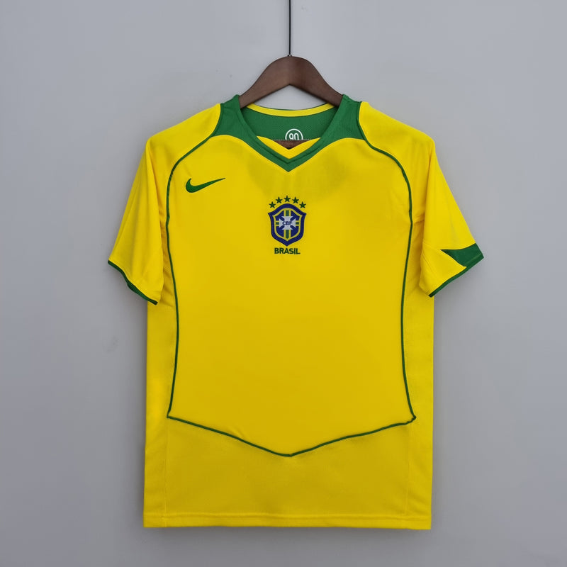 Camisa Retro Brasil 2004 Home