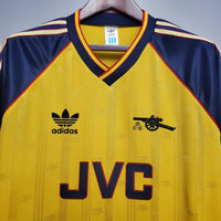 Camisa Retro Arsenal 1991 Away Amarela